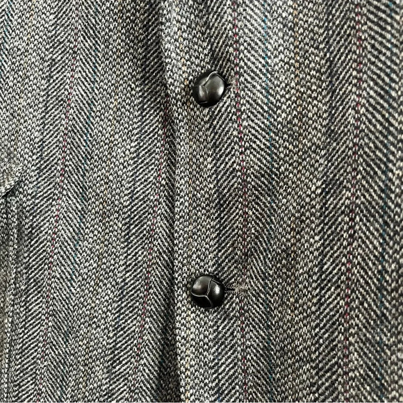 Vintage Pendleton Suede & Tweed Sport Coat/Suit Jacket/Blazer-Gray Wool-Men’s 44 - Picture 5 of 12